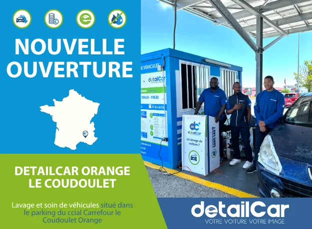 DetailCar Orange Carrefour le Coudoulet / Lavage et soin de véhicules sans eau sur Orange le Coudoulet