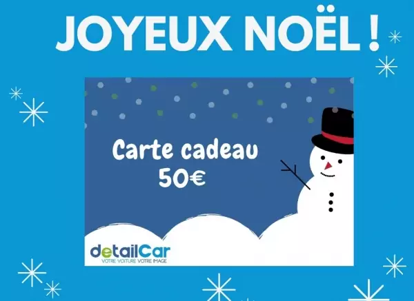Carte Cadeau DetailCar Noël 2021