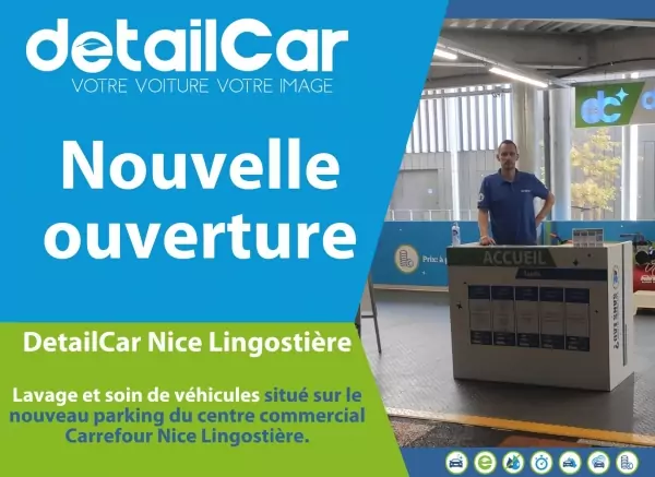 Nouvelle Ouverture : DetailCar Nice Lingostière