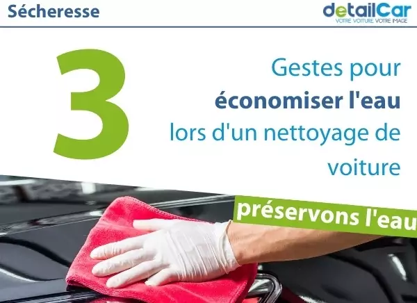 Sècheresse : les bons gestes à adopter quand on veut nettoyer sa voiture