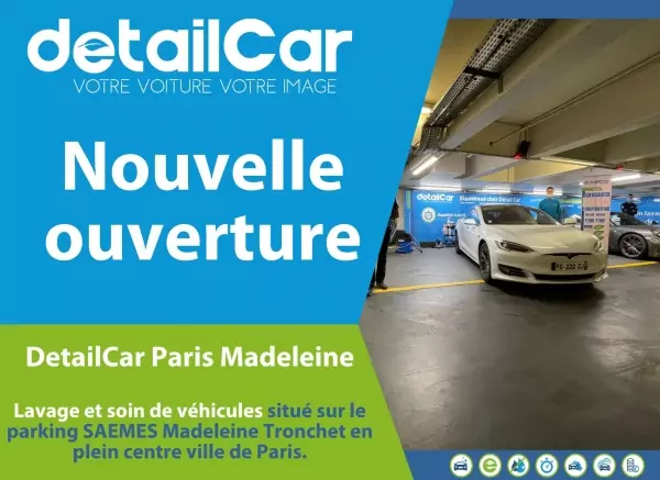 Nouvelle Ouverture : DetailCar Paris Madeleine