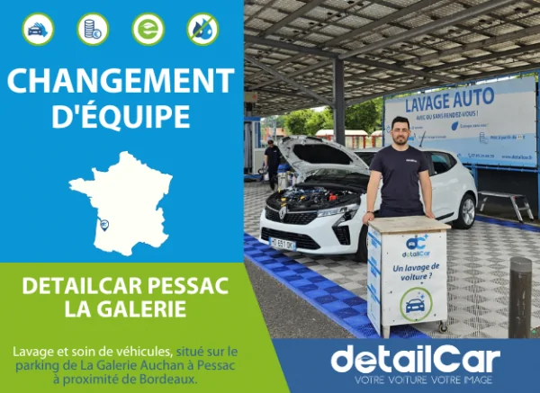 Changement d'équipe : DetailCar Pessac