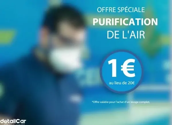Le traitement ozone à 1€ chez DetailCar
