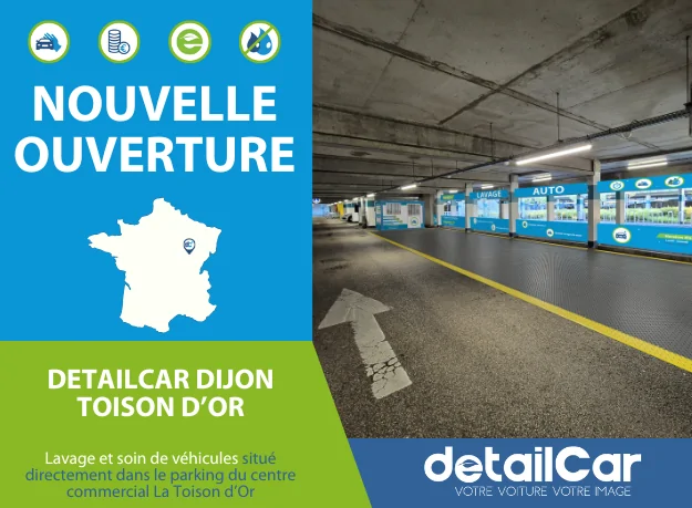 DetailCar Dijon La Toison d'Or / Lavage et soin de véhicules sans eau sur Dijon