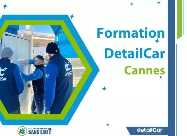 L'équipe DetailCar Cannes en formation