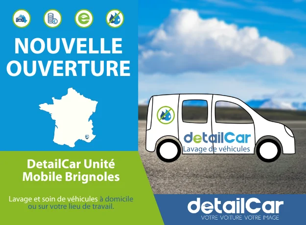DetailCar Brignoles Unité Mobile / Lavage et soin de véhicules sans eau à domicile sur Brignoles et sa région