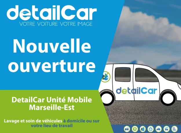 DetailCar Marseille-Est Unité Mobile / Lavage et soin de véhicules sans eau à domicile dans les Bouches-du-Rhone