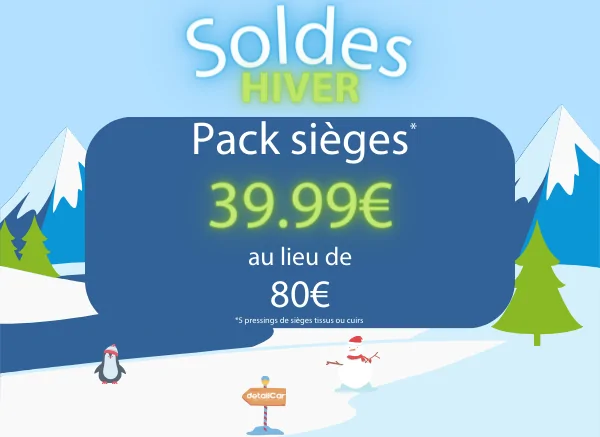 Offre spéciale hiver : le Pack Sièges à -50% !