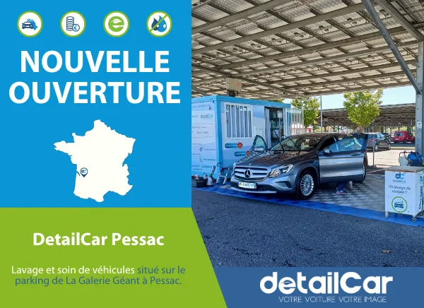 Ouverture : Nouveau centre de lavage de véhicules sur Pessac