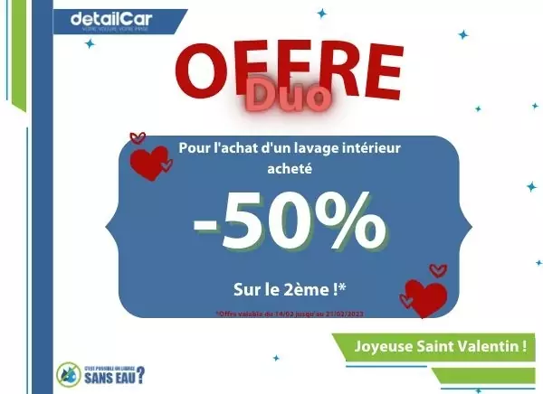 Offre DUO : spéciale Saint-Valentin