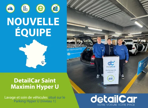 Nouvelle équipe : DetailCar Saint-Maximin-la-Sainte-Baume  