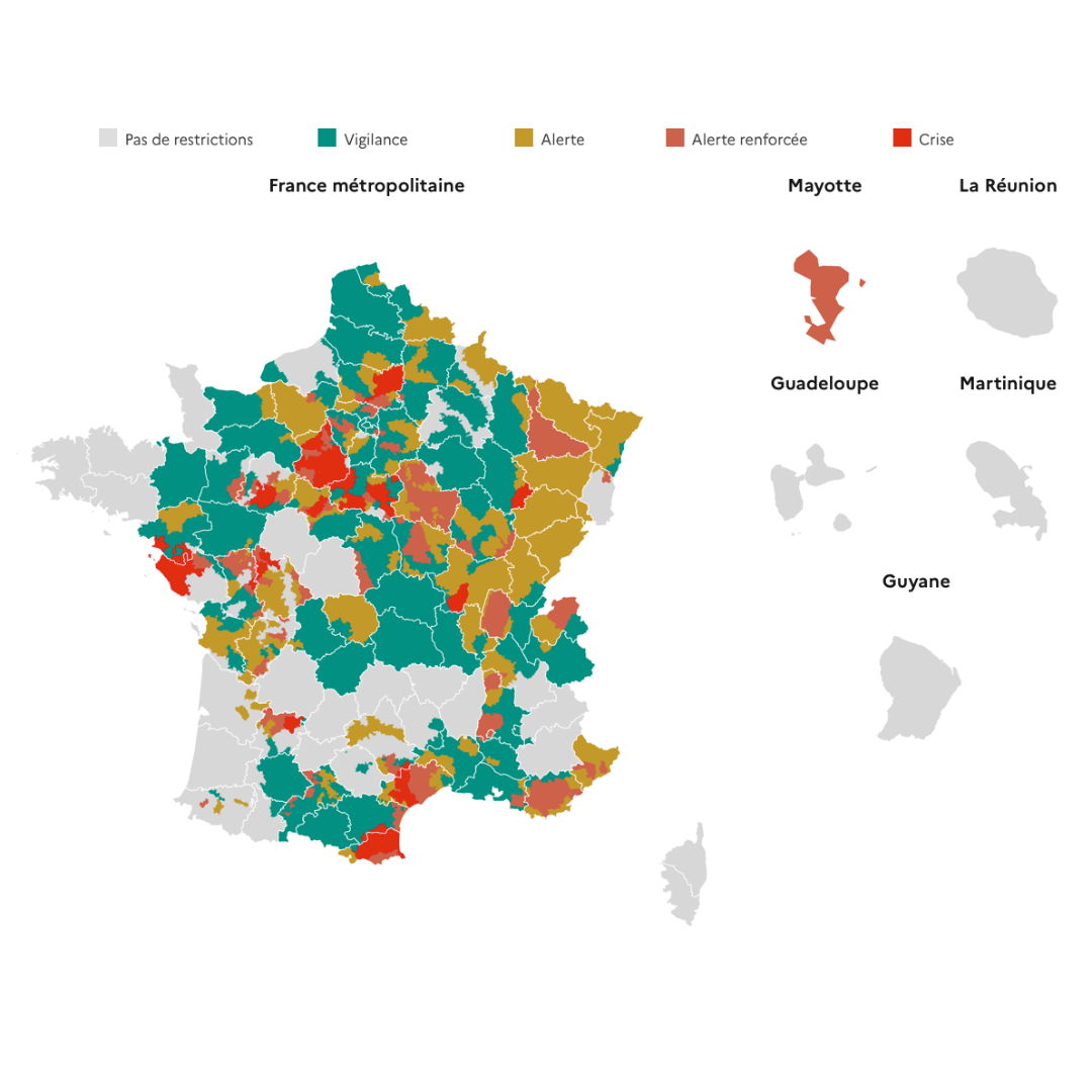 carte france secheresse